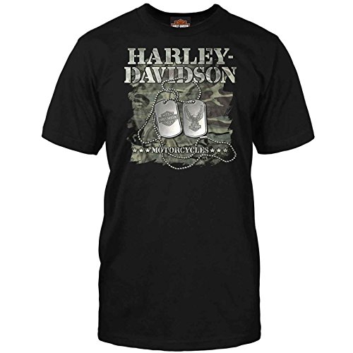 Harley-Davidson Military - Graphic T-Shirt - Dog Tags | Overseas Tour von Harley-Davidson