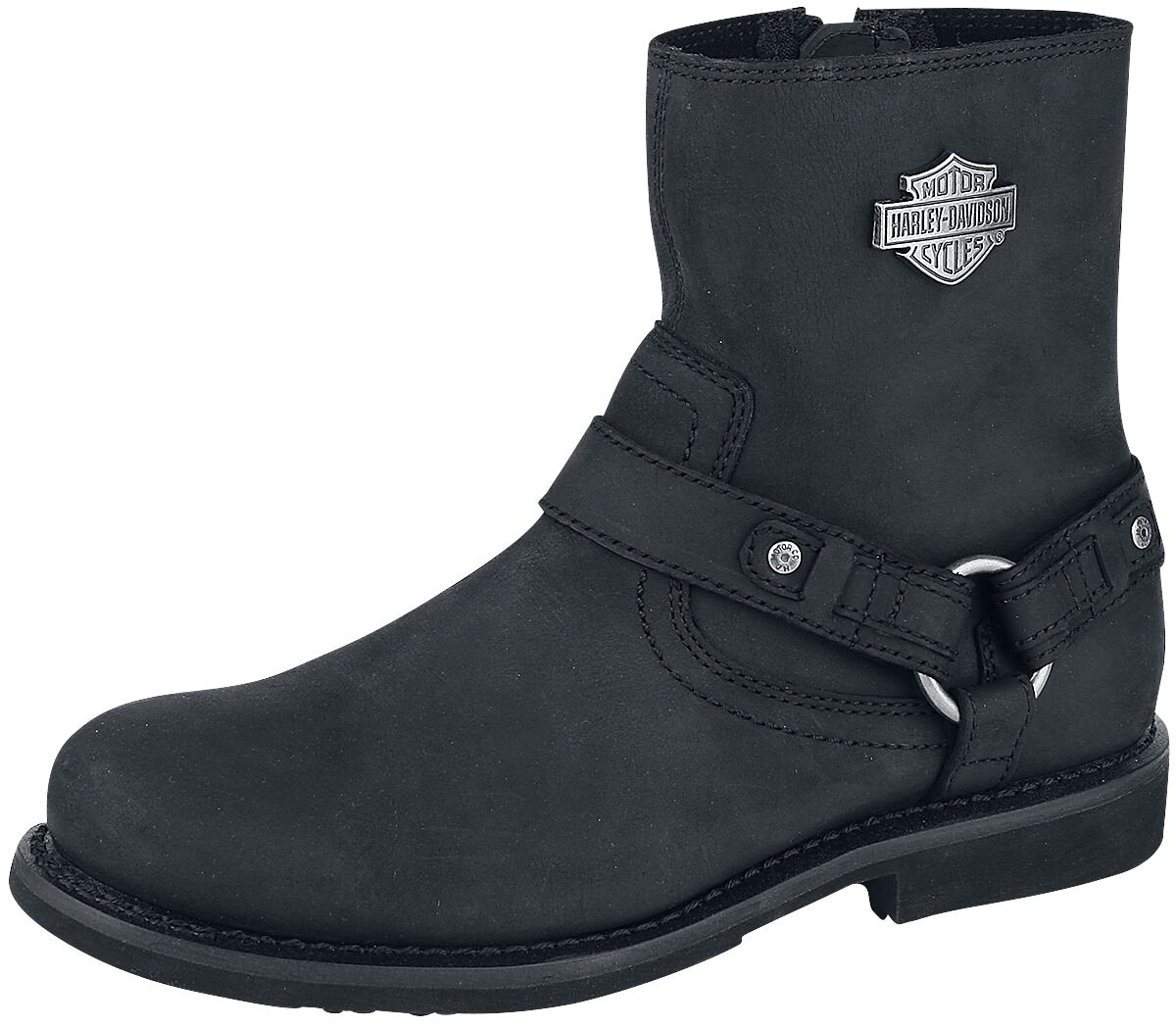 Harley-Davidson - Rockabilly Bikerboot - Scout - EU42 bis EU46 - für Männer - Größe EU42 - schwarz von Harley-Davidson