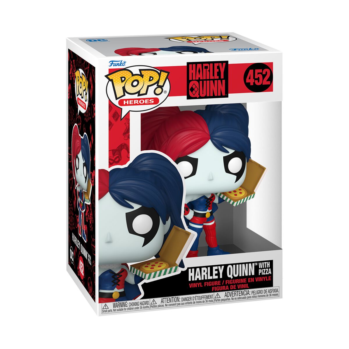 Harley Quinn Harley Quinn with Pizza Vinyl Figur 452 Funko Pop! multicolor von Harley Quinn