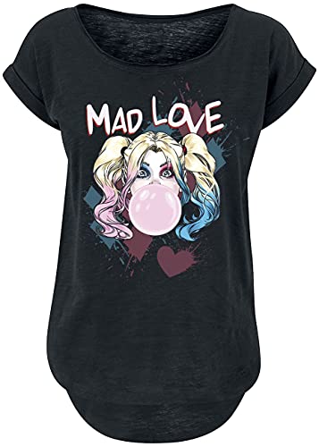 Harley Quinn Mad Love Frauen T-Shirt schwarz L von Harley Quinn