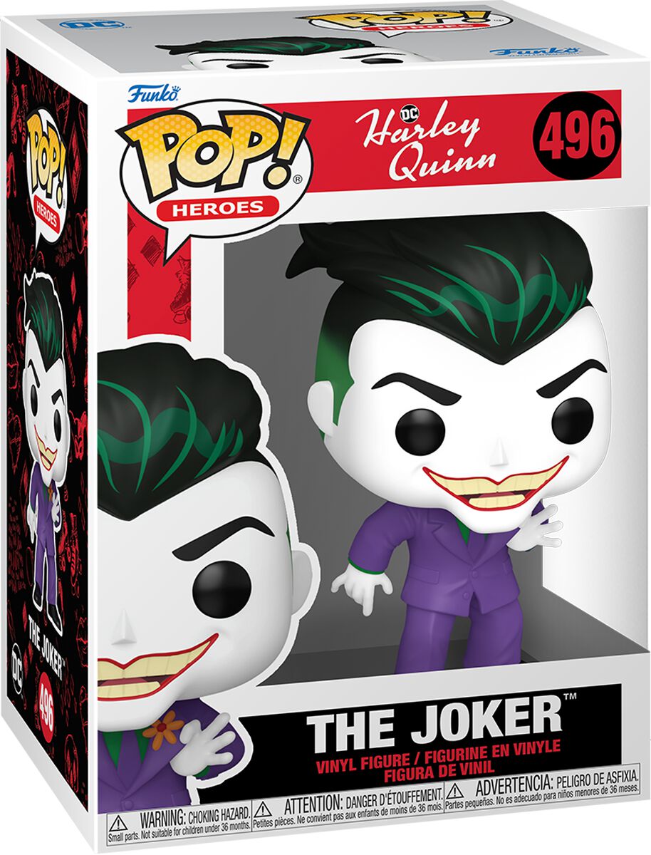 Harley Quinn - The Joker Vinyl Figur 496 - Funko Pop! Figur - Funko Shop Deutschland - Lizenzierter Fanartikel von Harley Quinn