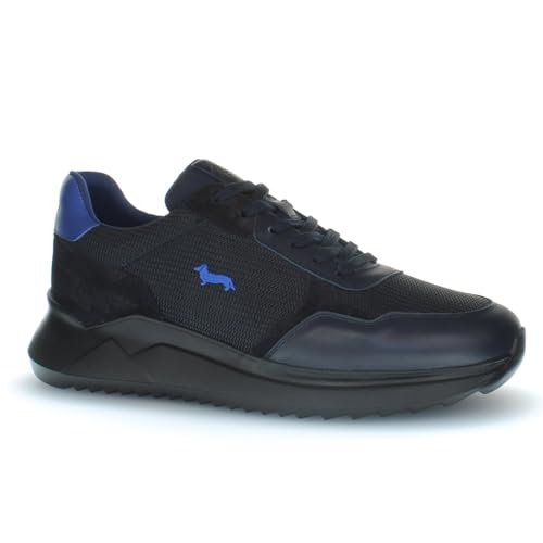 Harmont & Blaine Herrenschuhe, Modell Sneakers EFM23202260, aus synthetischem Leder., blau, 43 EU von Harmont & Blaine