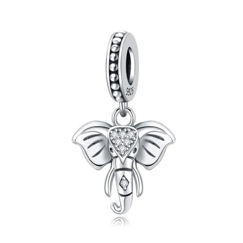 Harmony Vibes 925 Sterling Silber Charm Anhänger Elefant. Tiere Collection Charm. 925 Sterling Silver Charm für Armband und Bracelets. Universelle Kompatibilität Harmony Vibes 925 Sterling Silber Charm Anhänger Elefant. Tiere Collection Charm. 925 Sterling Silver Charm für Armband und Bracelets. Universelle Kompatibilität von Harmony Vibes