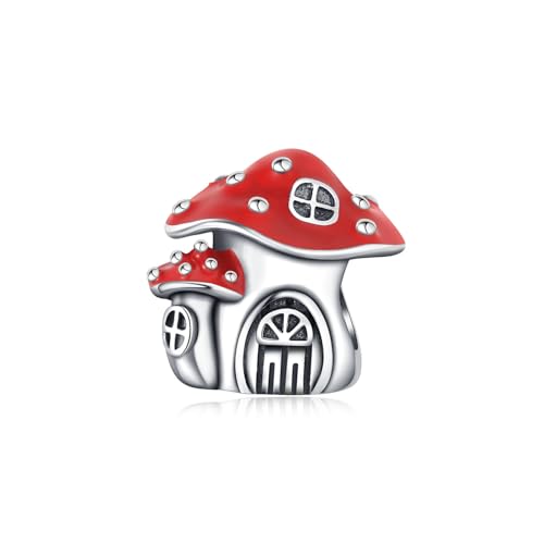Harmony Vibes 925 Sterling Silber Charm Anhänger Pilzhaus Märchen. Fantasie Collection Charm. 925 Sterling Silver Charm für Armband und Bracelets. Universelle Kompatibilität Harmony Vibes 925 Sterling Silber Charm Anhänger Pilzhaus Märchen. Fantasie Collection Charm. 925 Sterling Silver Charm für Armband und Bracelets. Universelle Kompatibilität von Harmony Vibes