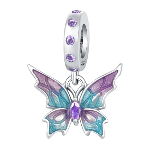 Harmony Vibes 925 Sterling Silber Charm Anhänger Magische Schmetterling. Fantasie Collection Charm. 925 Sterling Silver Charm für Armband und Bracelets. Universelle Kompatibilität Harmony Vibes 925 Sterling Silber Charm Anhänger Magische Schmetterling. Fantasie Collection Charm. 925 Sterling Silver Charm für Armband und Bracelets. Universelle Kompatibilität von Harmony Vibes
