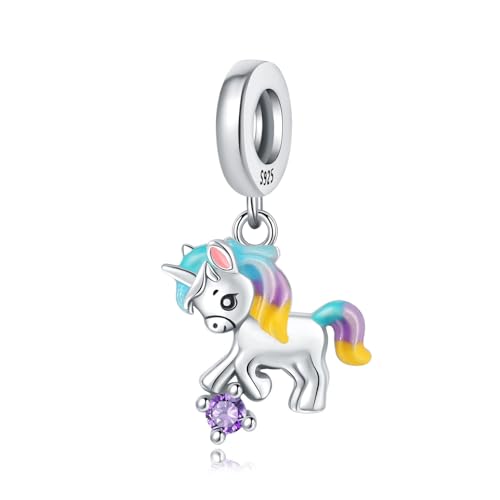 Harmony Vibes 925 Sterling Silber Charm Anhänger Baby Einhorn. Fantasie Collection Charm. 925 Sterling Silver Charm für Armband und Bracelets. Universelle Kompatibilität Harmony Vibes 925 Sterling Silber Charm Anhänger Baby Einhorn. Fantasie Collection Charm. 925 Sterling Silver Charm für Armband und Bracelets. Universelle Kompatibilität von Harmony Vibes
