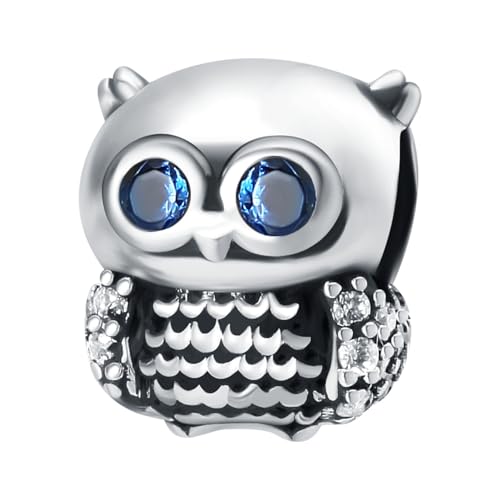 Harmony Vibes 925 Sterling Silber Charm Anhänger Eule. Tiere Collection Charm. 925 Sterling Silver Charm für Armband und Bracelets. Universelle Kompatibilität Harmony Vibes 925 Sterling Silber Charm Anhänger Eule. Tiere Collection Charm. 925 Sterling Silver Charm für Armband und Bracelets. Universelle Kompatibilität von Harmony Vibes