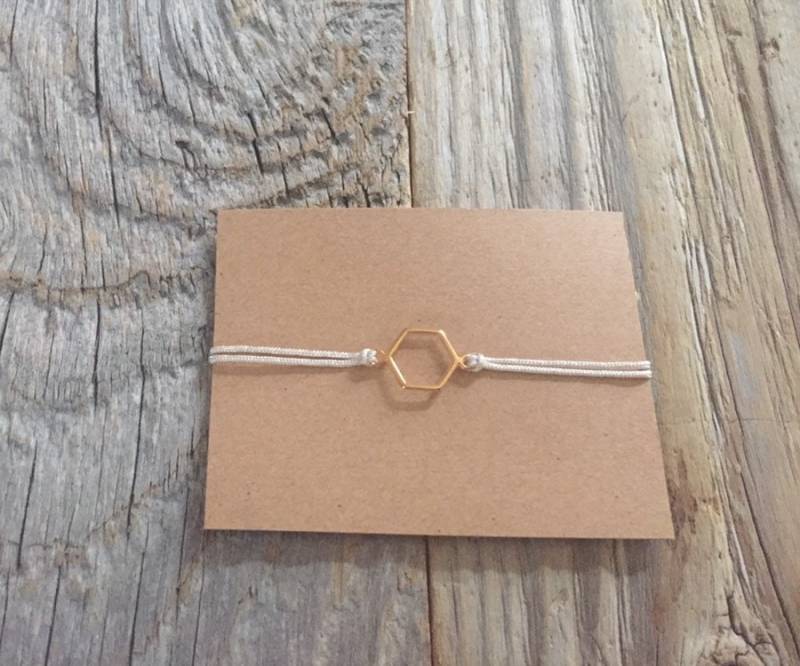 Armband Hexagon von HarmonyHippinessShop
