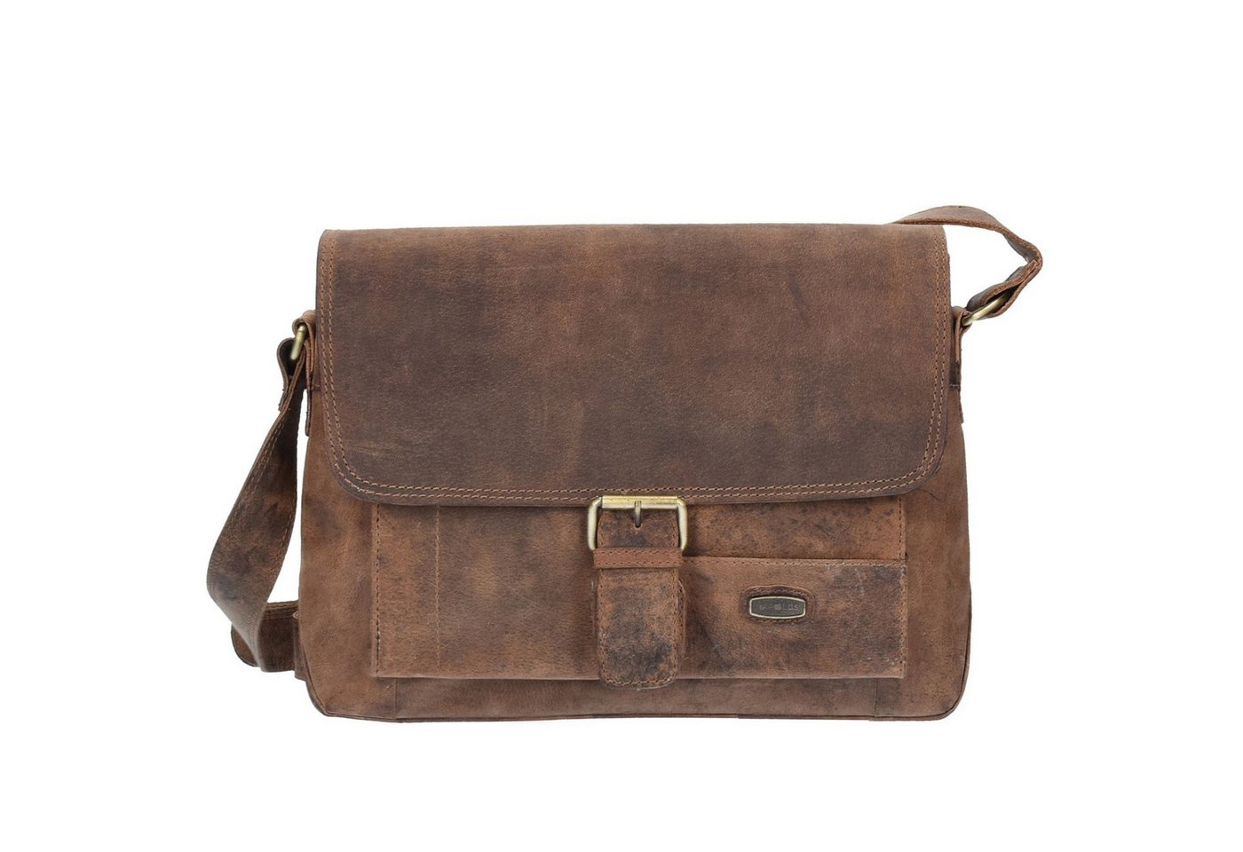 Harold's Messenger Bag Antik, Leder von Harold's