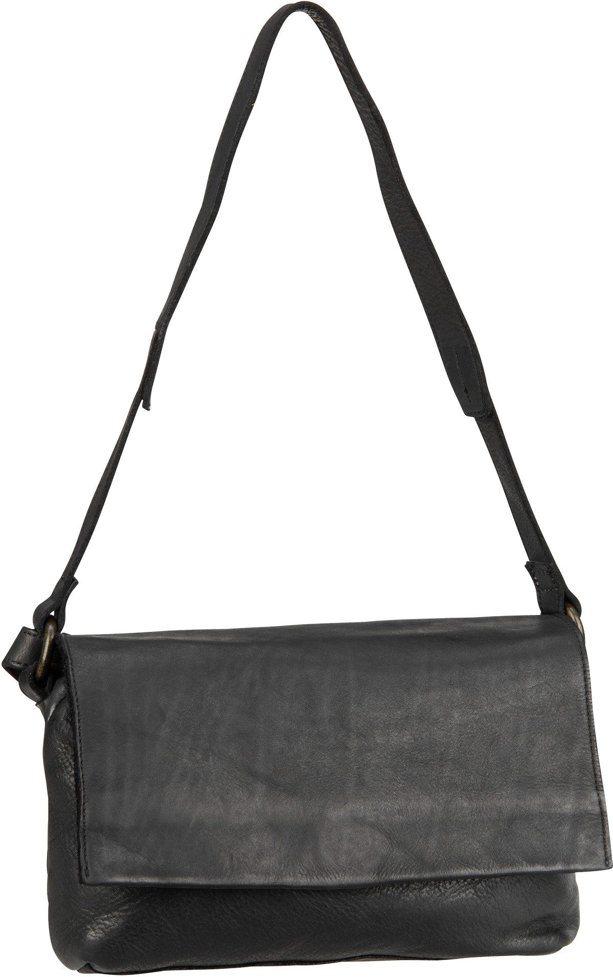 Harold's Submarine Handbag Flap S SU79  in Schwarz (2 Liter), Schultertasche von Harolds