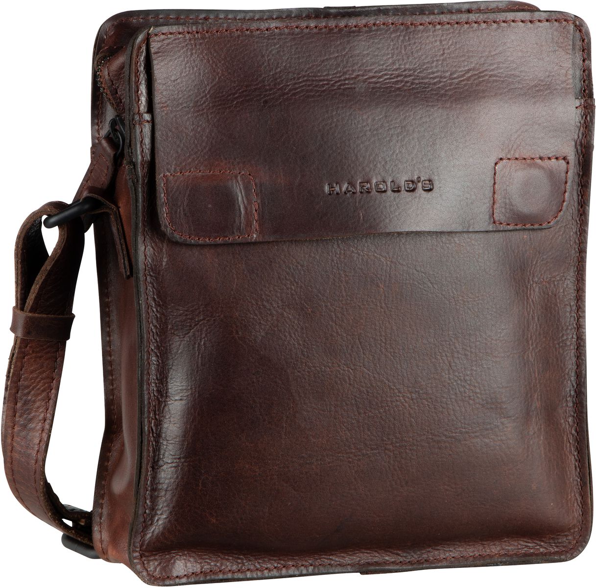 Harold's Aberdeen Crossbag M  in Braun (2.7 Liter), Umhängetasche von Harolds