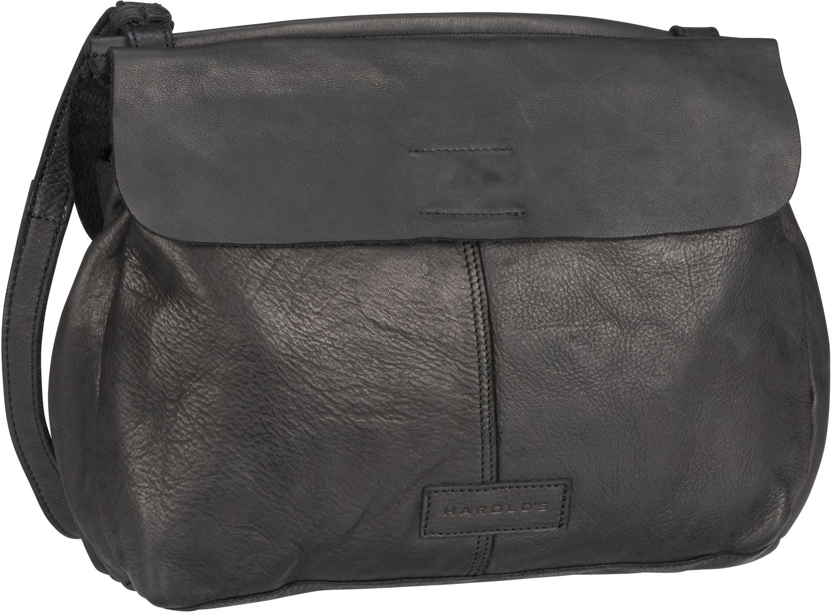 Harold's Submarine Shoulderbag flap M  in Schwarz (7.6 Liter), Umhängetasche von Harolds