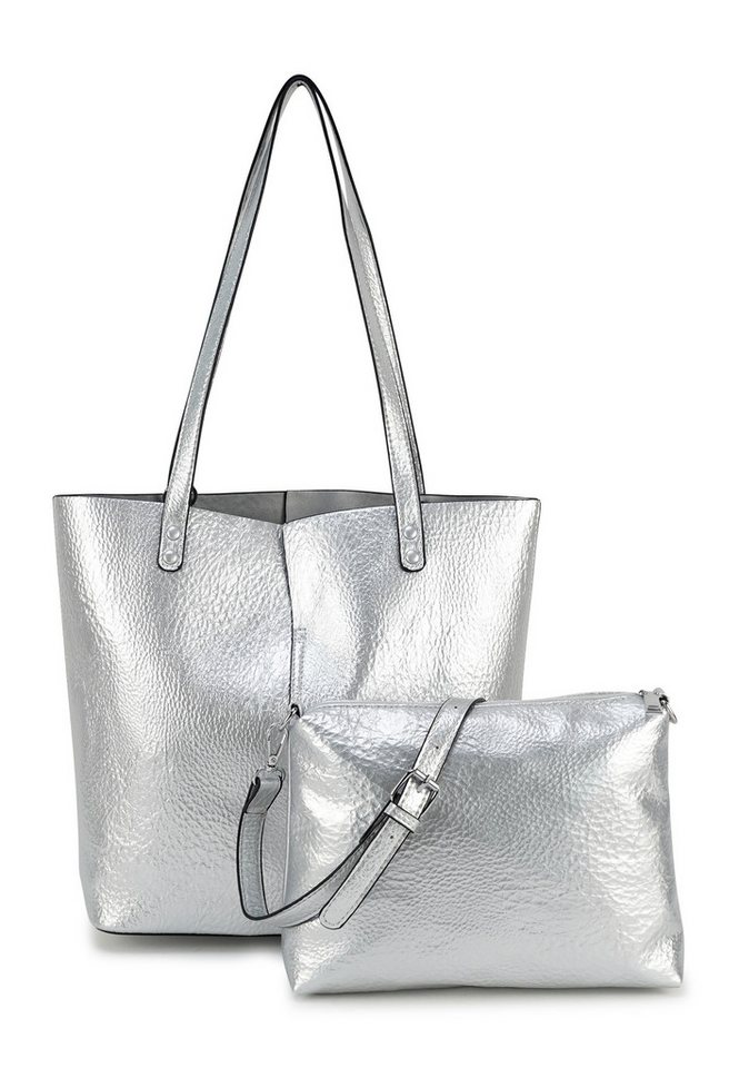 Harpa Henkeltasche CASSIDY, in Lackoptik inklusive Kosmetiktasche von Harpa