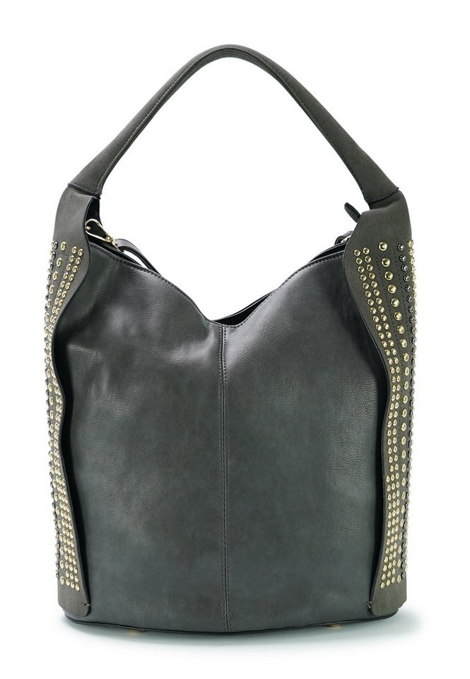 Harpa Henkeltasche VIRGINIA, mit Multicolor-Nietenverzierung von Harpa