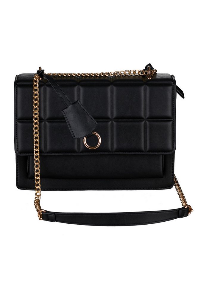 Harpa Schultertasche, mit gepolstertem Kachelmuster von Harpa