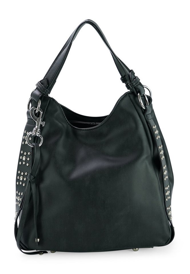 Harpa Schultertasche (1-tlg), mit dekorativen Nietenbesatz auf der Frontseite von Harpa