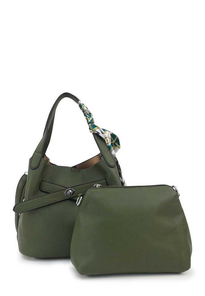 Harpa Schultertasche MALU, mit dekorativem Schal von Harpa