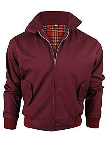 Vintage Harrington By WHOLESALE WORKWEAR Herren Jacke Mehrfarbig Burgunderrot XX-Large Vintage Harrington By WHOLESALE WORKWEAR Herren Jacke Mehrfarbig Burgunderrot XX-Large von Mountain Pass