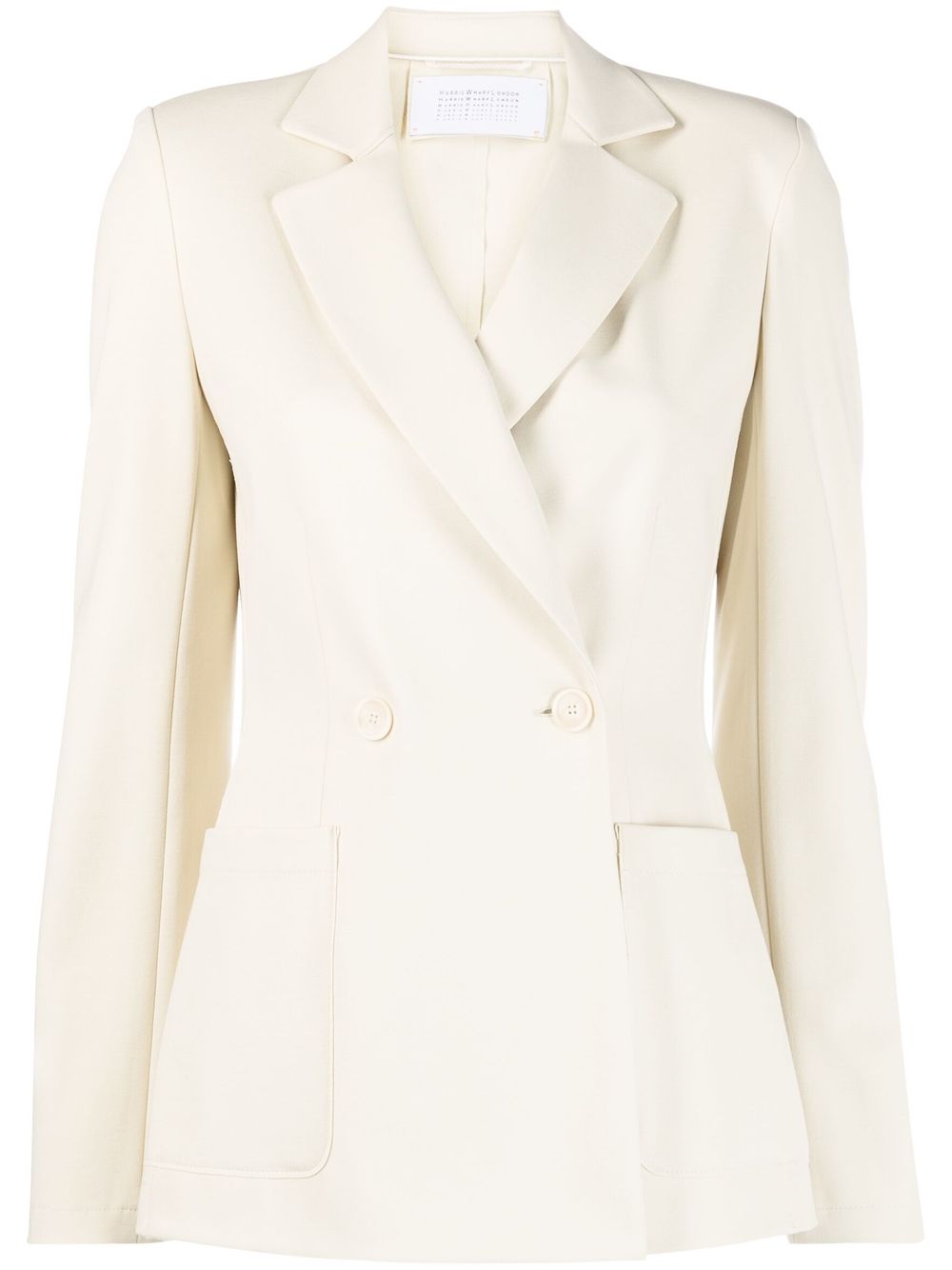 Harris Wharf London Doppelreihiger Blazer - Nude von Harris Wharf London