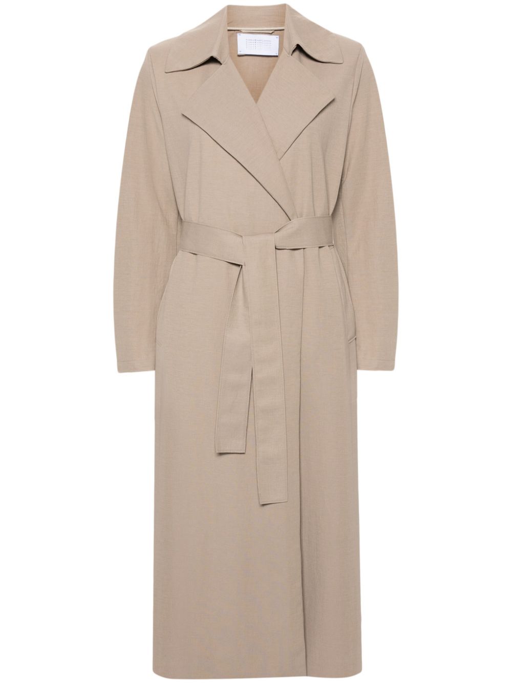 Harris Wharf London Gürtel-Trenchcoat mit fallendem Revers - Nude von Harris Wharf London