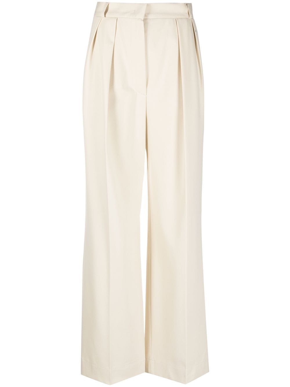 Harris Wharf London High-Waist-Hose mit Falten - Nude von Harris Wharf London