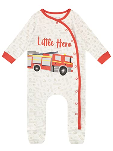 Harry Bear Baby Schlafstrampler Reddingsvoertuig Rot 80 von Harry Bear