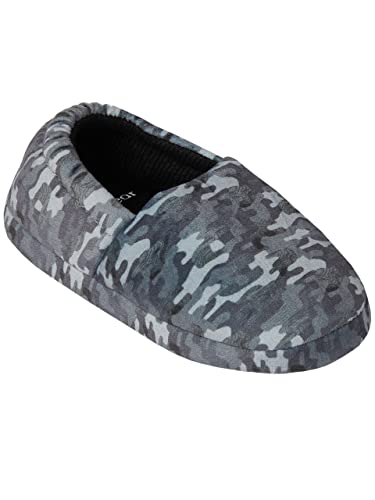 Harry Bear Hausschuhe Jungen | Hausschuhe Kindergarten | Kinderhausschuhe | Grau 33 von Harry Bear