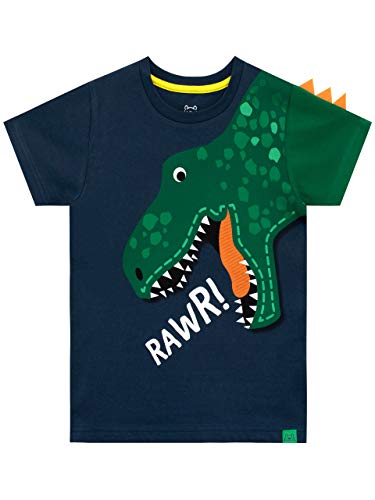 Harry Bear Jungen Dinosaurier T-Shirt Blau 116 von Harry Bear