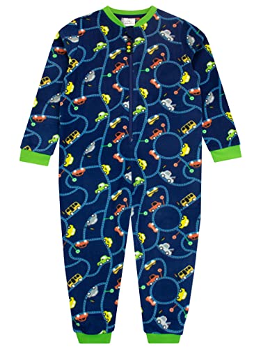 Harry Bear Jungen Schlafoveralls Transport Blau 116 von Harry Bear