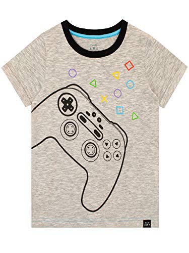 Harry Bear Jungen T-Shirt Gaming Grau 128 von Harry Bear