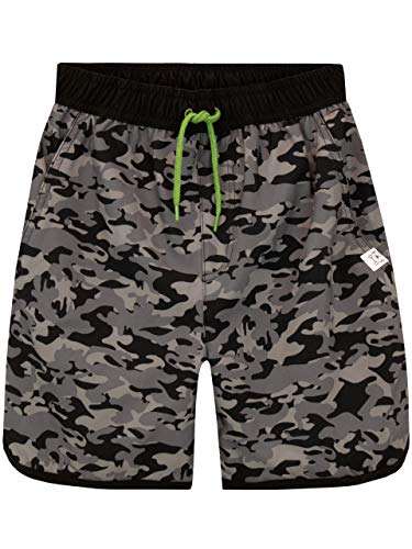 Harry Bear Jungen Tarnmuster Badeshorts Schwarz 116 von Harry Bear