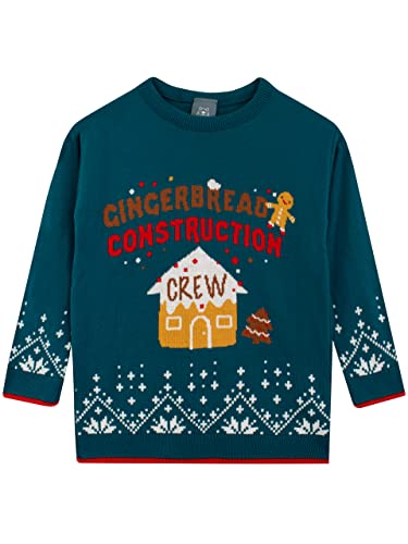 Harry Bear Jungen Weihnachten Sweatshirt Gingerbread Grün 122 von Harry Bear