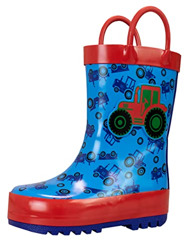 Harry Bear Kinder Gummistiefel Traktor Blau 32 von Harry Bear