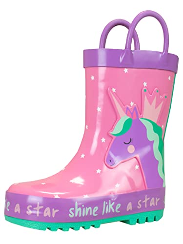 Harry Bear Kinder Gummistiefel Unicorno Rosa 22 von Harry Bear