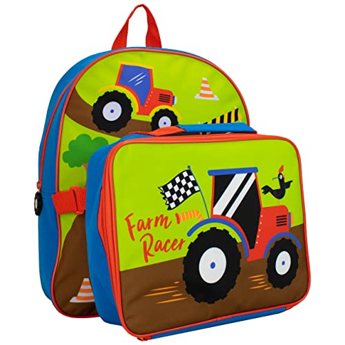 Harry Bear Kinder Rucksack und Lunchtasche Mehrfarbig Traktor von Harry Bear