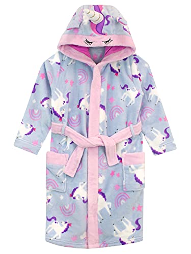 Harry Bear Mädchen Bademäntel Unicorn Violett 128 von Harry Bear