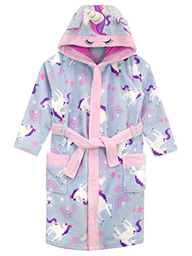 Harry Bear Mädchen Bademäntel Unicorn Violett 140 von Harry Bear