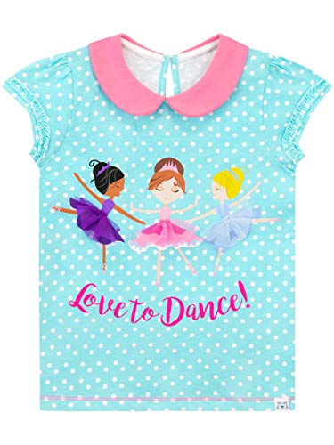 Harry Bear Mädchen Ballerina Prinzessin T-Shirt Blau 104 von Harry Bear