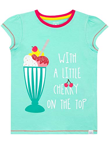 Harry Bear Mädchen Eisbecher T-Shirt Grün 122 von Harry Bear