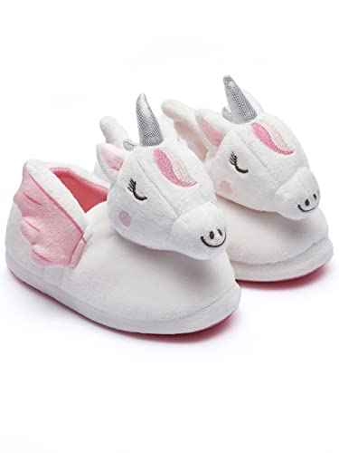 Harry Bear Mädchen Hausschuhe Einhorn Weiß 23 von Harry Bear