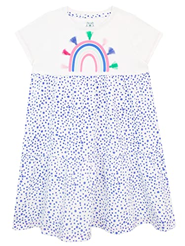 Harry Bear Mädchen Kleid Regenbogen Mehrfarbig 128 von Harry Bear