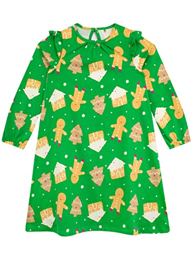 Harry Bear Mädchen Kleid Weihnachts-Lebkuchen Grün 92 von Harry Bear