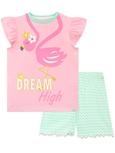 Harry Bear Mädchen Schlafanzug Flamingo Rosa 110 von Harry Bear