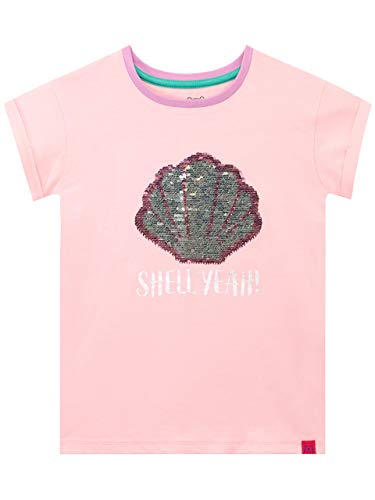 Harry Bear Mädchen Shell Yeah T-Shirt Reversibel Paillette Rosa 128 von Harry Bear