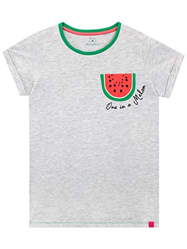 Harry Bear Mädchen Tropische Wassermelone T-Shirt Grau 122 von Harry Bear