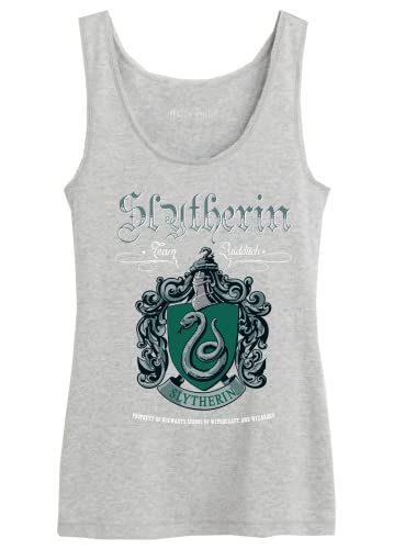 HARRY POTTER Damen Wohapomtk016 Tanktop, Grau meliert, Large von Harry Potter