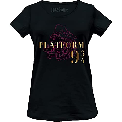 HARRY POTTER Damen Wohapomts332 T-Shirt, Schwarz, Large von Harry Potter