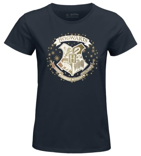 HARRY POTTER Damen wohapomts342 T-Shirt, Marineblau, M von Harry Potter