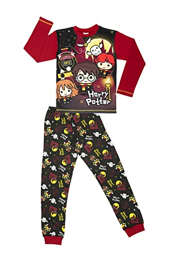 Harry Potter, 2-teiliges Pyjama-Set für Jungen oder Mädchen, Burgunderrot, Alter 13 Jahre von Harry Potter