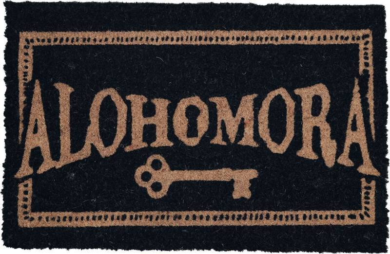 Harry Potter Alohomora Fußmatte mattschwarz von Harry Potter